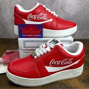 A Bathing Ape Bapesta Low x Coca-Cola Red Size 6.5 Soda BAPE Men’s Shoes OG Rare